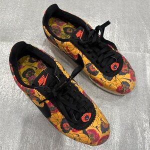 [US8]Nike Classic Cortez LX Floral Pack Gold Limited Collection Charm